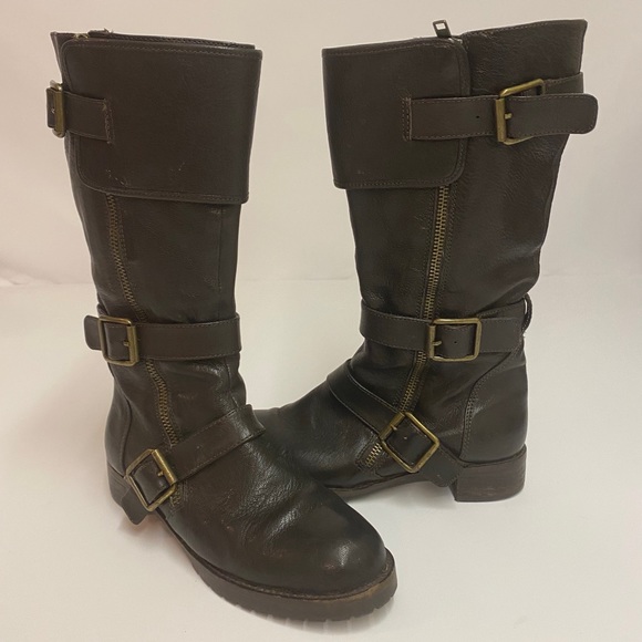 Farylrobin Shoes - Farylrobin & Free People Leather Millie Boots